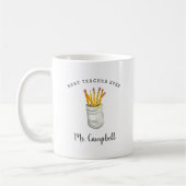 Beste leraar ooit persoonlijk koffiemok (Links)