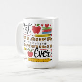 Beste leraar ooit persoonlijk koffiemok (Voorkant links)