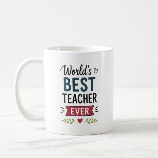 Beste Leraar Ooit Persoonlijk Koffiemok (Links)