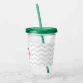 Beste leraar ooit persoonlijke Apple Chevron Acryl Drinkbeker