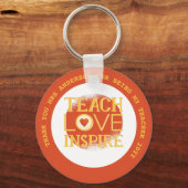 BESTE LERAAR OOIT Persoonlijke Cadeaus Onder $4 Sleutelhanger (Voorkant)