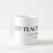 Beste Leraar Ooit Persoonlijke Mok (Voorkant links)