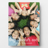 Beste leraar ooit Persoonlijke naamklasse Foto Fotoplaat (voorkant)