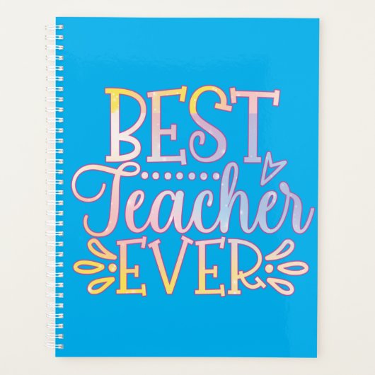Beste leraar ooit planner (Voorkant)