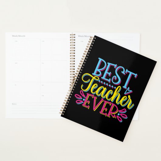 Beste leraar ooit planner (Display)