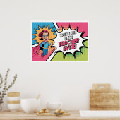 Beste leraar ooit poster (Keuken)