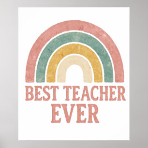 beste leraar ooit poster