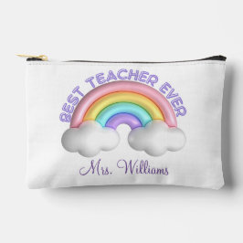 Beste leraar ooit, schattige kleurrijke regenboog  etui