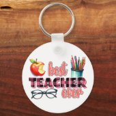 Beste Leraar Ooit Sleutelhanger (Voorkant)