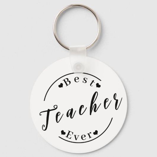 Beste leraar ooit sleutelhanger (Voorkant)