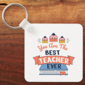 Beste Leraar Ooit Sleutelhanger (Voorkant)