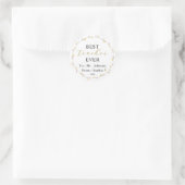Beste Leraar Ooit – Sticker Cadeau met Naam (Tas)