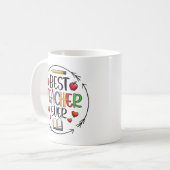 Beste Leraar Ooit Sticker – Leuke Waardering Koffiemok (Voorkant links)