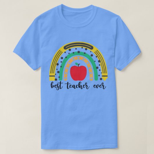 Beste leraar ooit t-shirt (Design voorkant)