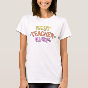Beste leraar ooit t-shirt