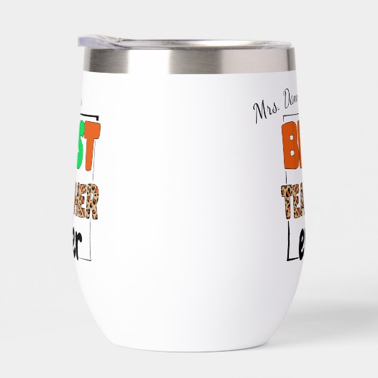 Beste leraar ooit Tigerprint (Rechts)