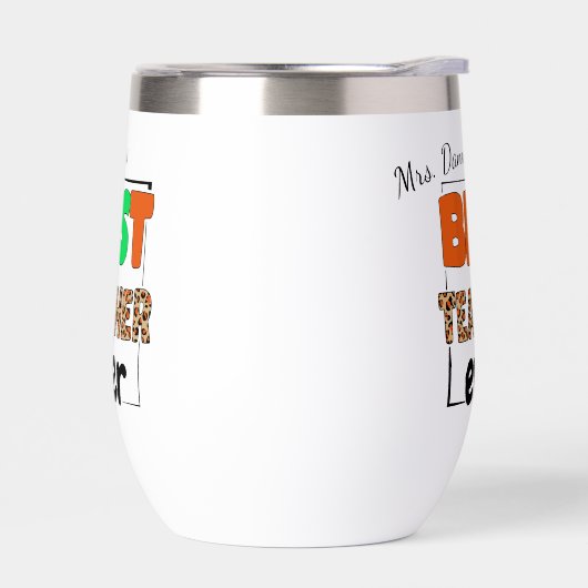 Beste leraar ooit Tigerprint (Links)