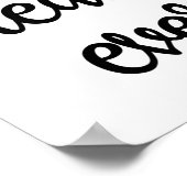 Beste leraar ooit, tipografie leraren poster (Hoek)