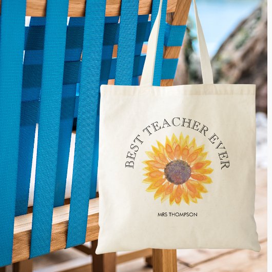 Beste leraar ooit tote bag