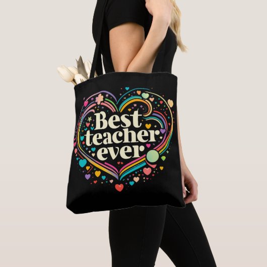 Beste leraar ooit tote bag (Dichtbij)