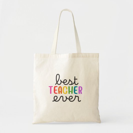 beste leraar ooit tote bag (Voorkant)