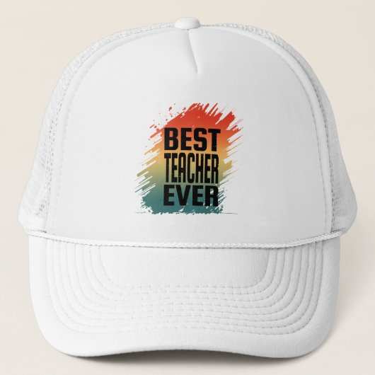 BESTE LERAAR OOIT TRUCKER PET (Voorkant)