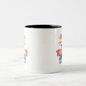 Beste Leraar Ooit Tweekleurige Koffiemok (Center)