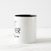 Beste leraar ooit tweekleurige koffiemok (Center)