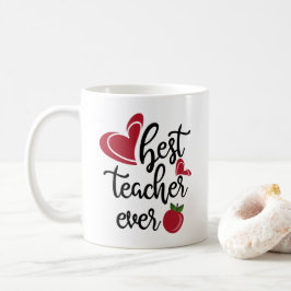 Beste leraar ooit typografie leraren koffiemok