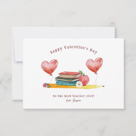 Beste Leraar Ooit | Valentijnskaart voor in de kla Notitiekaartje