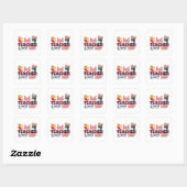 Beste Leraar Ooit Vierkante Sticker (Vel)