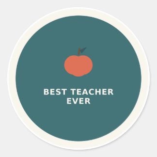 Beste Leraar Ooit Vinyl Sticker