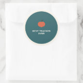 Beste Leraar Ooit Vinyl Sticker (Tas)