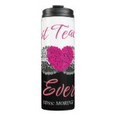 Beste leraar ooit voor Teacher Appreciation Week Thermosbeker (Voorkant)