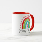 Beste leraar ooit, vrolijk kerstfeest Moderne rege Mok (Voorkant rechts)