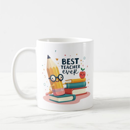 Beste leraar ooit Waardering Cadeau Koffiemok (Links)