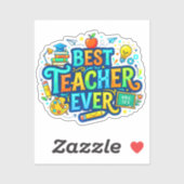 Beste Leraar Ooit | Waardering Sticker (Vel)