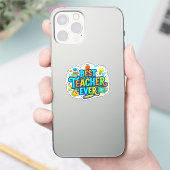 Beste Leraar Ooit | Waardering Sticker (Telefoon)