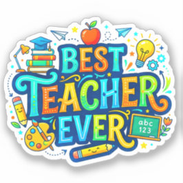 Beste Leraar Ooit | Waardering  Sticker