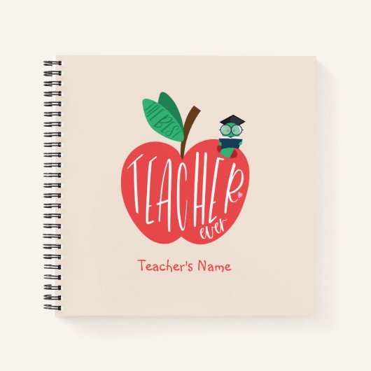 Beste leraar ooit, waardering van de leraar Apple Notitieboek (Voorkant)