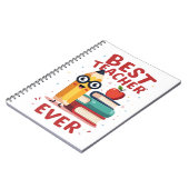 Beste Leraar Ooit Waarderingsgeschenk Notitieboek (Linkerzijde)