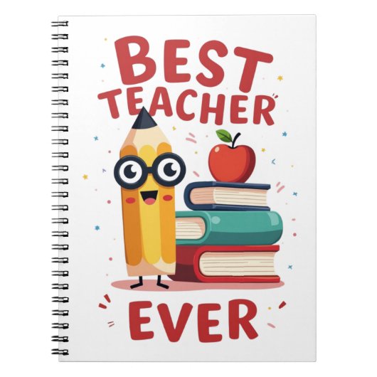 Beste Leraar Ooit Waarderingsgeschenk Notitieboek (Voorkant)