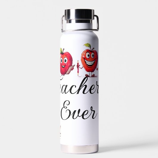 Beste leraar ooit waterfles (Achterkant)