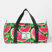 Beste Leraar Ooit – Watermeloen Duffle Tas (Achterkant)