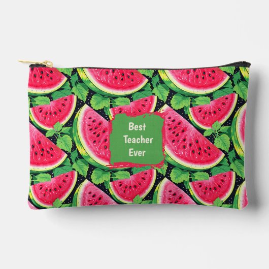 Beste Leraar Ooit Watermeloen Etui (Voorkant)