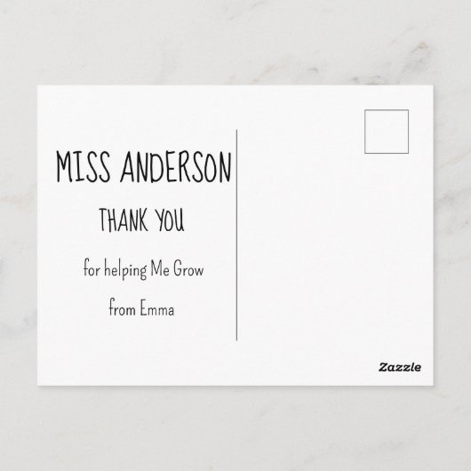 Beste Leraar Ooit Winter Pinguïn Ontwerp Briefkaart (Achterkant)