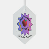 Beste leraar OOT! Glas Ornament (Voorkant Rechts)