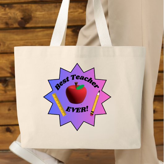 Beste leraar OOT! Grote Tote Bag