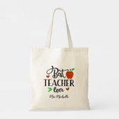 Beste leraar Overal lerarenwaardering week Tote Bag (Achterkant)