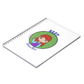 Beste leraar Pledge-buistekening Notitieboek (Linkerzijde)